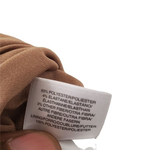 Anne Klein Short Sleeve  Textured Striped Dress - Picture 10 of 13